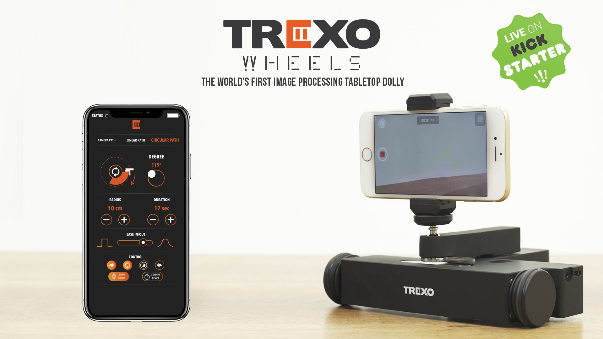 Trexo İnovasyon Dünyanın Görüntü İşleme Teknolojisine Sahip İlk Masaüstü Dolly’si: Trexo Wheels'i Tanıttı